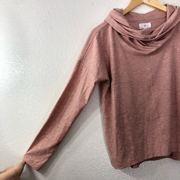 Lou & Grey Pink Cowl Neck Top - Picture 3 of 5